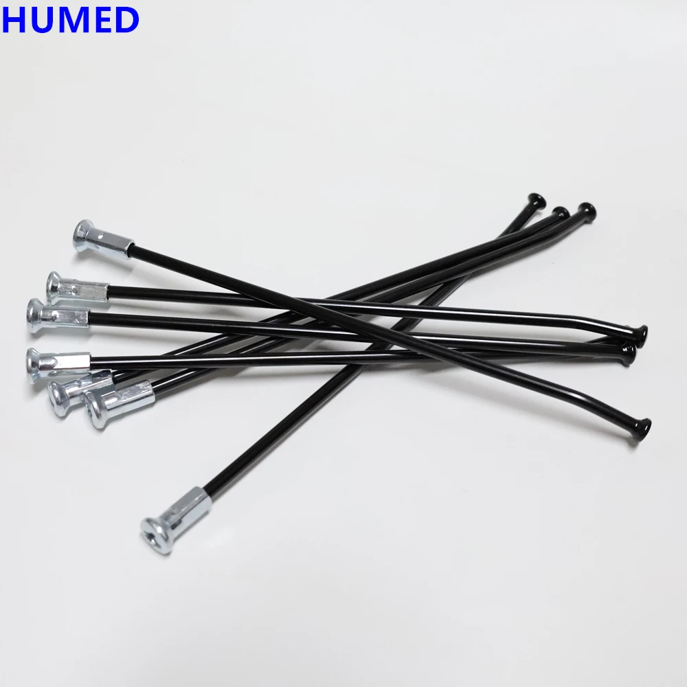 

36 шт./лот 45 # Стальные спицы для электровелосипедов 152-210 мм, стальные спицы для мотоциклетных колес, ниппели, аксессуары для питбайков