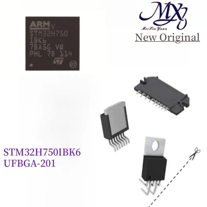 MXY STM32H750IBK6 UFBGA-201 ARM Cortex-M7 32-битный-MCU новый оригинальный