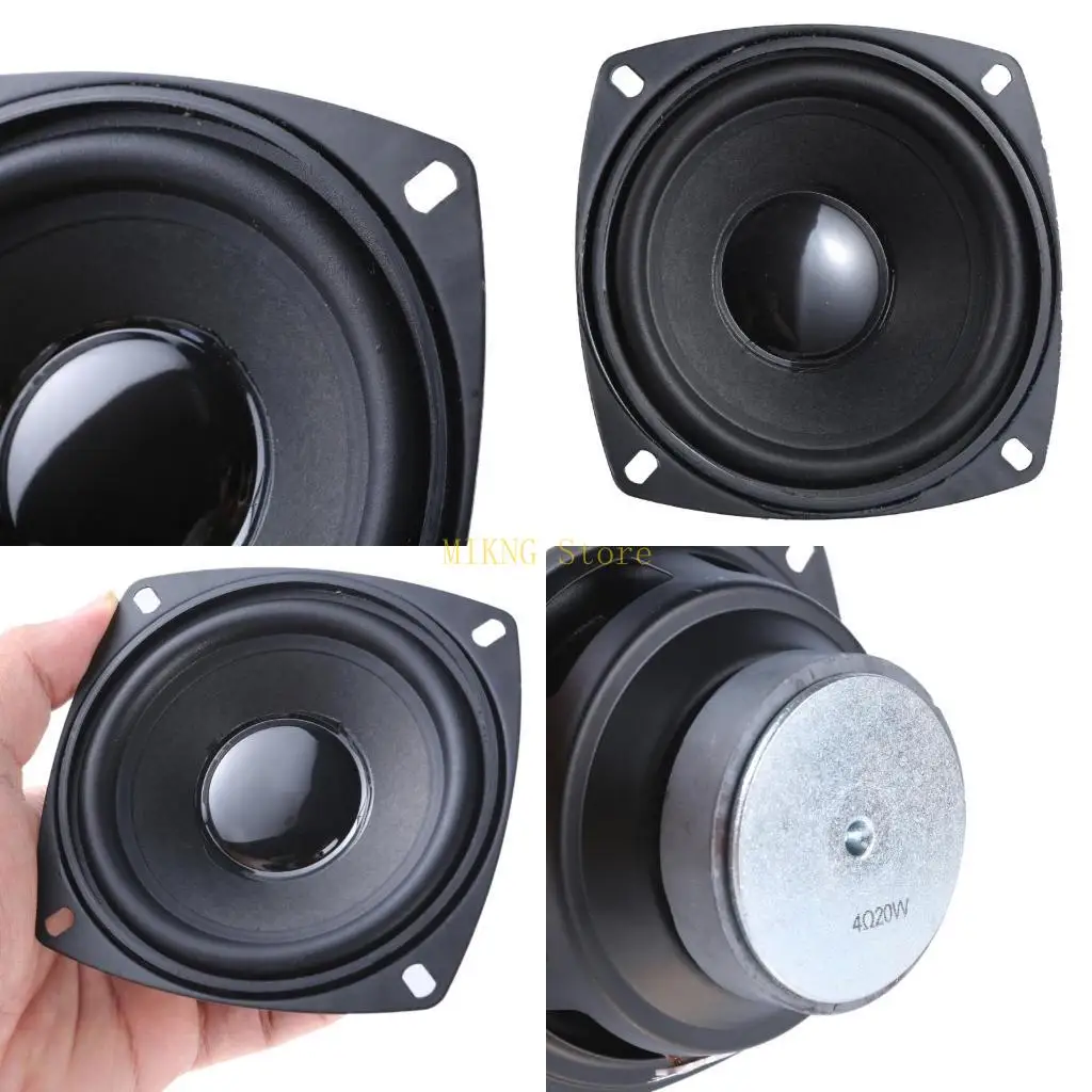 Altavoz potencia 20W y 4 altavoz frecuencia completa 4Ohm para personalizar proyectos auditivos, bocina Metal resistente agua, mejor venta