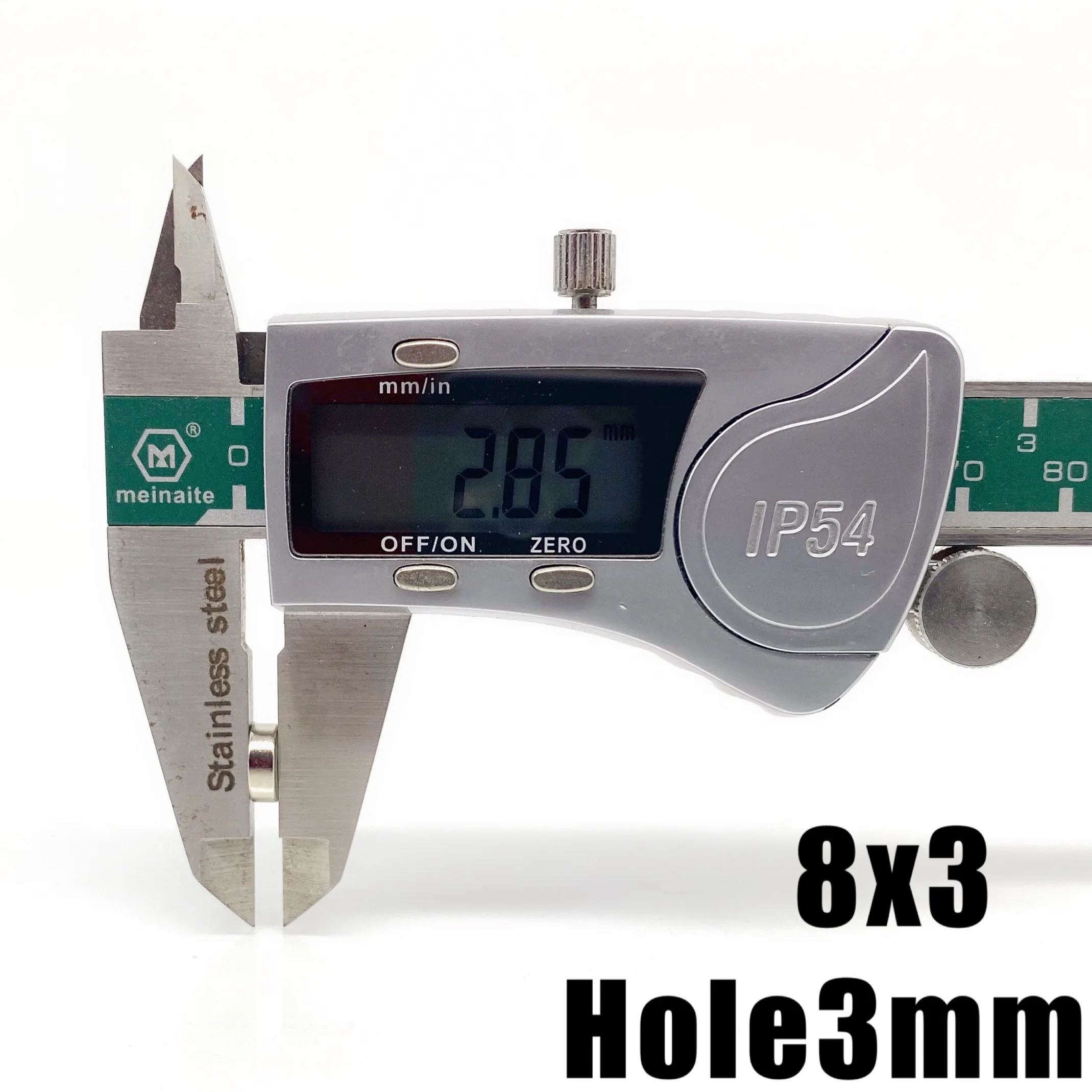 10/30/50/80/100 ks 8x3-3 neodym magnetem 8mm x 3mm díra 3mm kolo ndfeb magnetem N35 super silná trvalý magnetický imanes disk