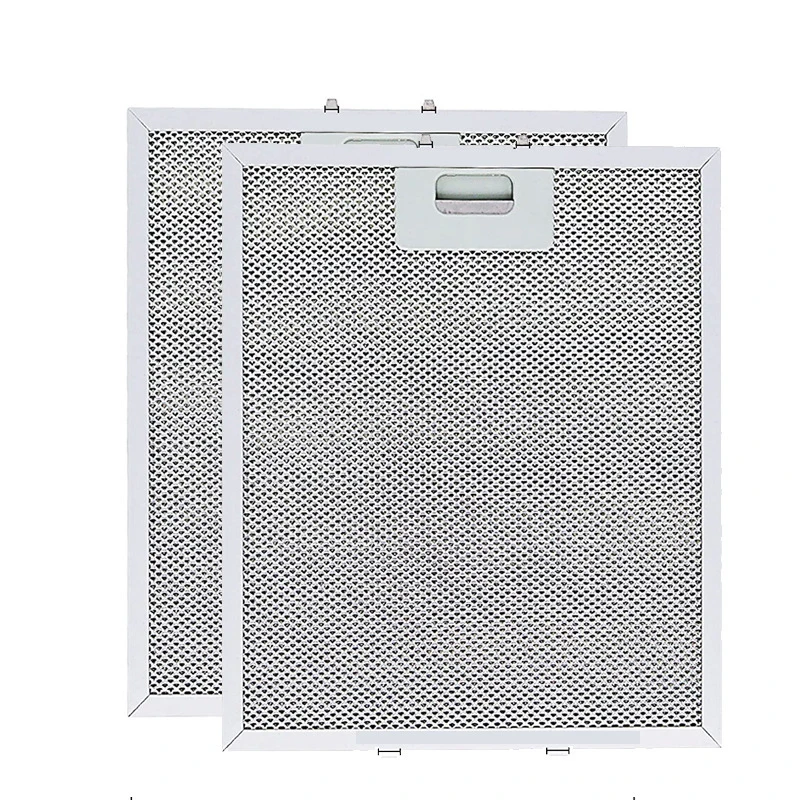 

Cooker Hood Filters Metal Mesh Extractor Vent Filter 320X260mm Kitchens Hoods Oil Filter Range Hood Grease Anti Oil-Cotton Part