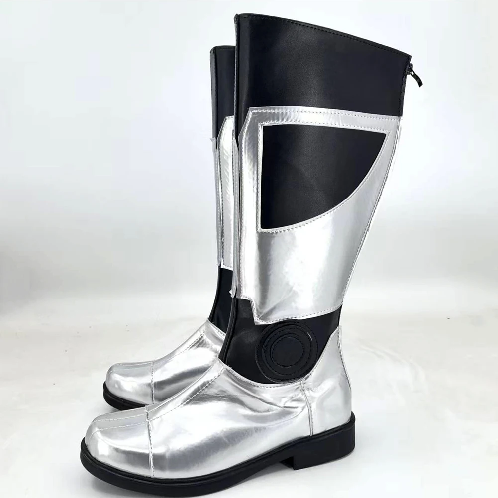 Fantasy Darth Cosplay Maul Buty Srebrne Kozaki Filmowa Bitwa Kosmiczna Przebranie Akcesoria do Kostiumu Męskie Roleplay Fantazja Obuwie