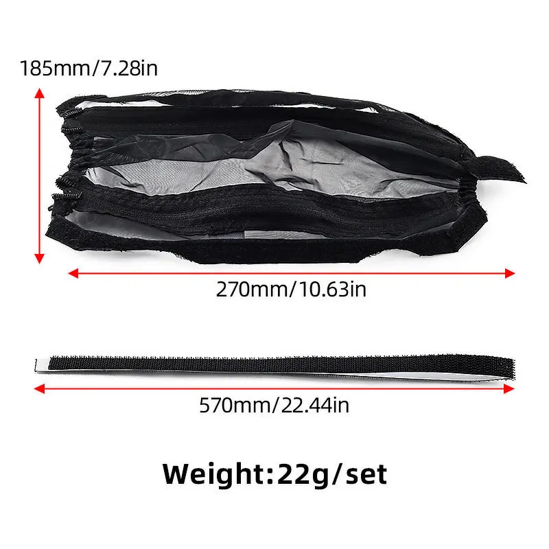 RC Car Chassis Dust Cover Waterproof Nylon Protection Net for TRAXXAS 1/16 Slash 1/16 Rally VXL RC Car Upgrade Parts Accessories