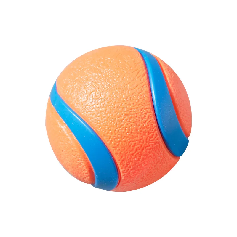 

Dog toy rubber ball, solid elastic ball, puppy toy can't bite