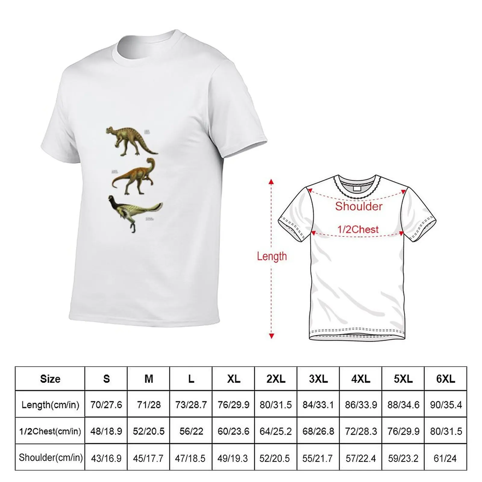 OVIRAPTOR over the years. vintage vs current T-Shirt t shirt for man t shirts for man cotton soft T-Shirt