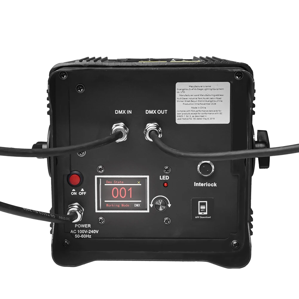 New Waterproof 3000mW RGB Laser APP Control Scanner IP65 3W TTL Animation Light For Wedding DJ Disco Outdoor Show