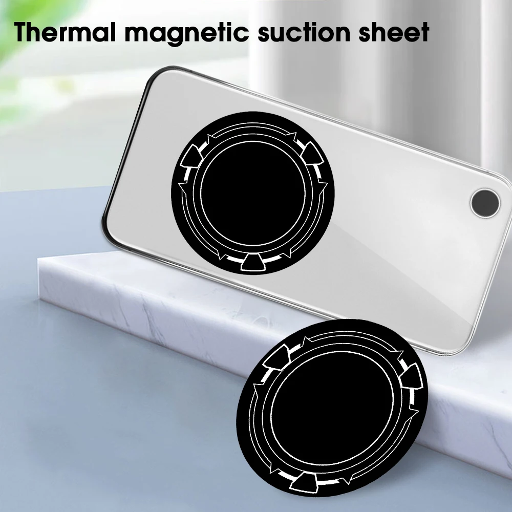 5/1Pcs Metal Plate For Cell Phone Radiator Cooler Sticker Game Cooling Fans Plate For Mobile Phone Magnetic Holder Plates