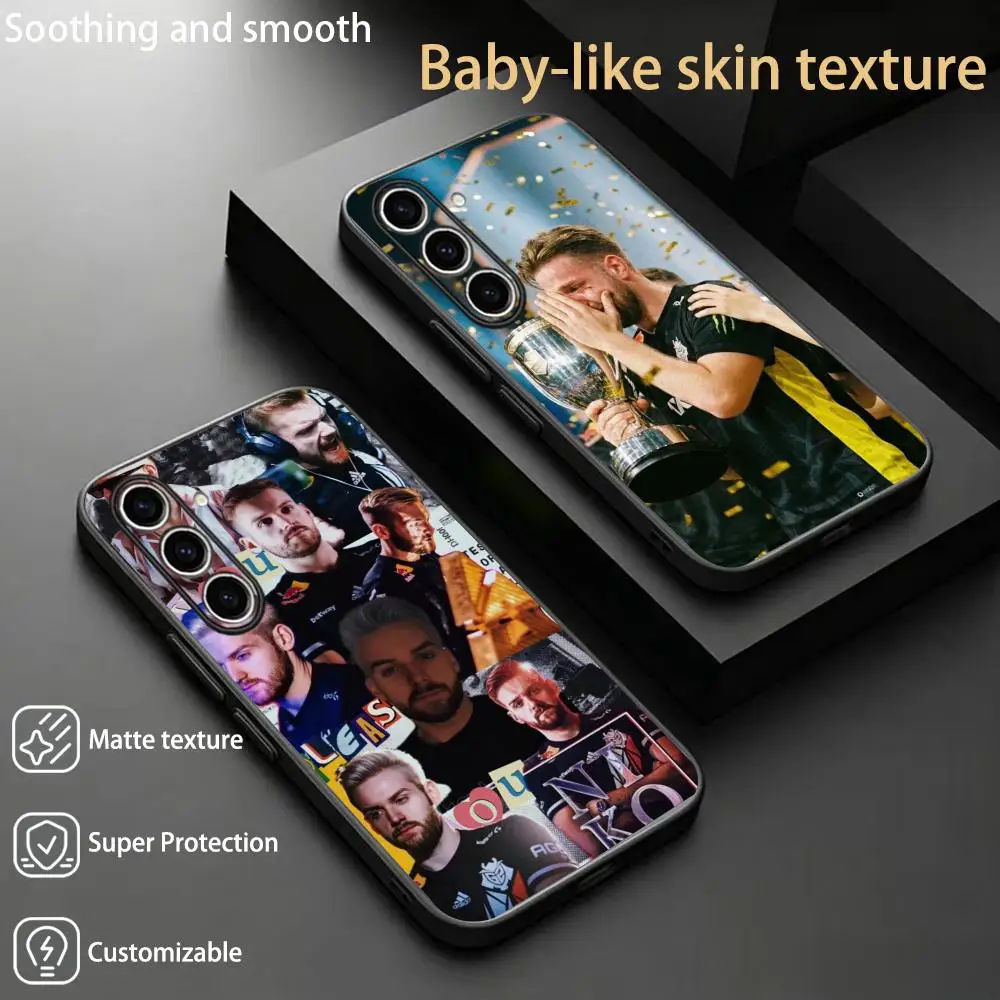niko Team Falcons poster hot  Phone Case For Samsung Galaxy S26 S25 S24 S23 S22 S21 Plus Ultra Note20 Soft Black