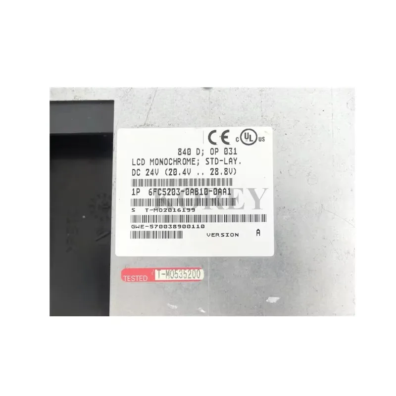 شاشة نظام 840D 6FC5203-0AB10-0AA1 أصلية
