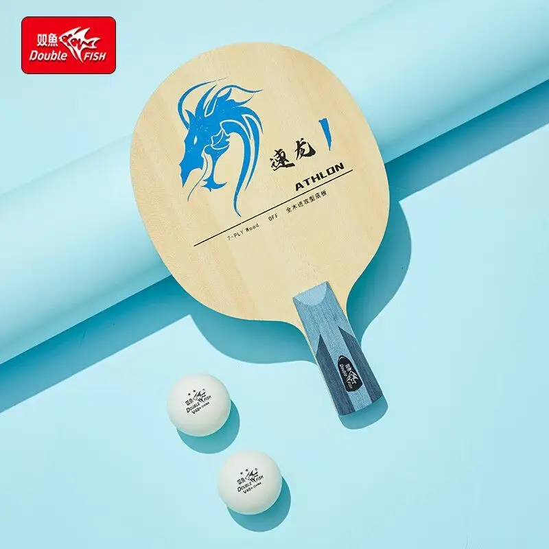 Pisces table tennis racket bottom plate, carbon bottom plate, horizontal and straight racket, arc circle
