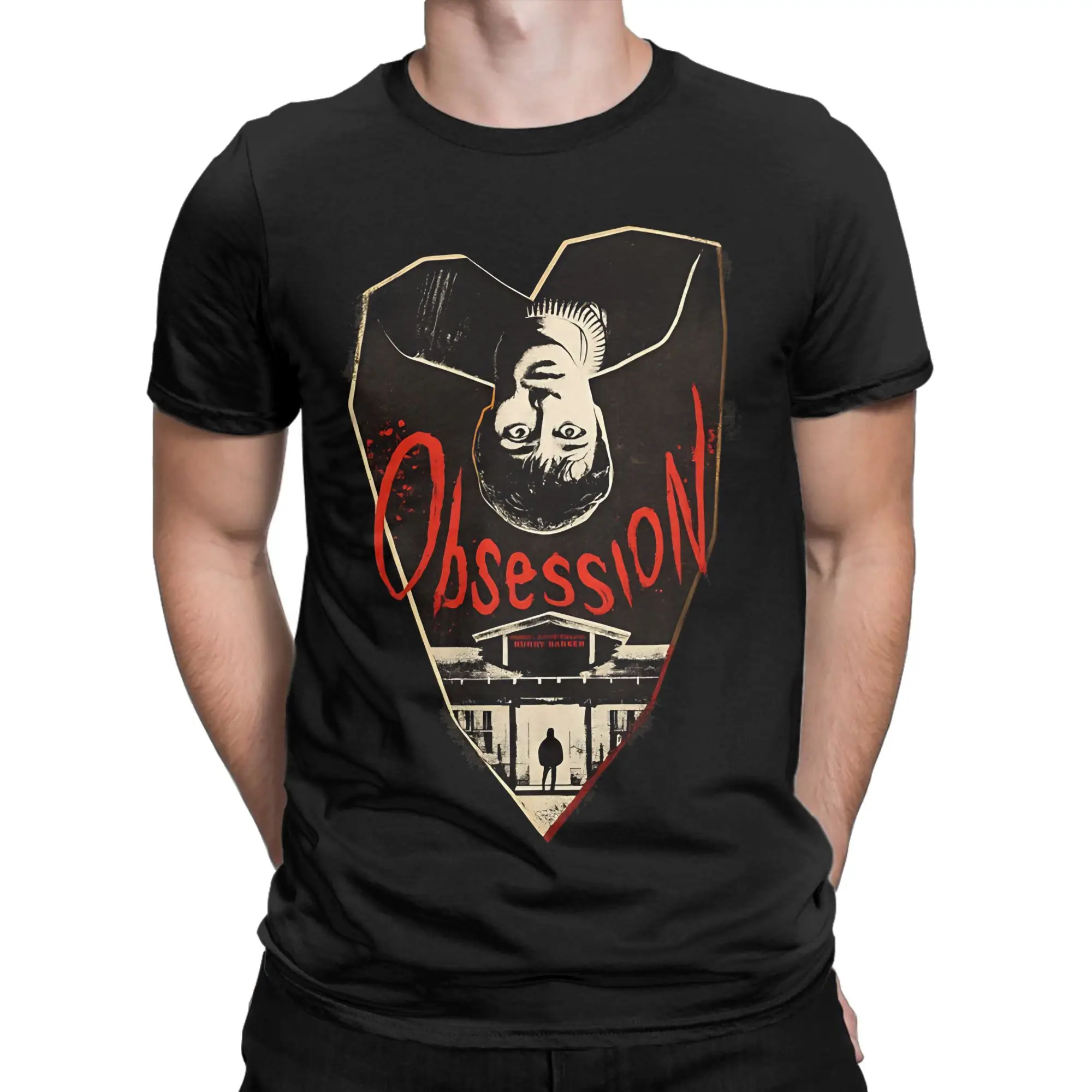 obsession movie painting Novelty 100% Cotton T-Shirt Obsession Tees Tops For Men