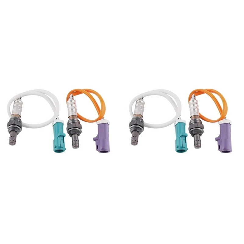 2X Oxygen Sensor For Ford Fiesta 1.6L 2011-2019 2Pcs Upstream Downstream 4Wires Front Rear Lambda 234-4493 234-4555-M54K