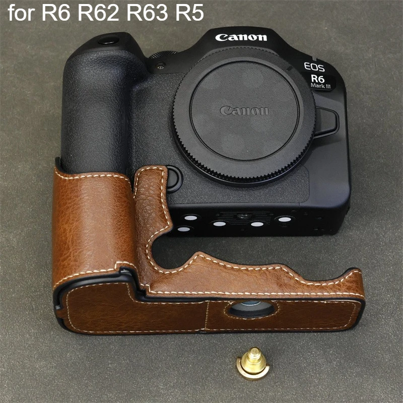 For Canon R63 Leath…