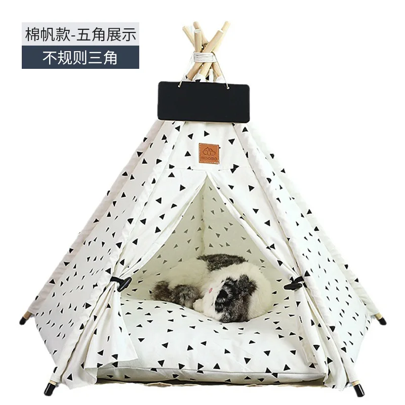 

Pet tent, cat nest, detachable and washable, cat tent, semi enclosed insulated cat house, foldable cat villa