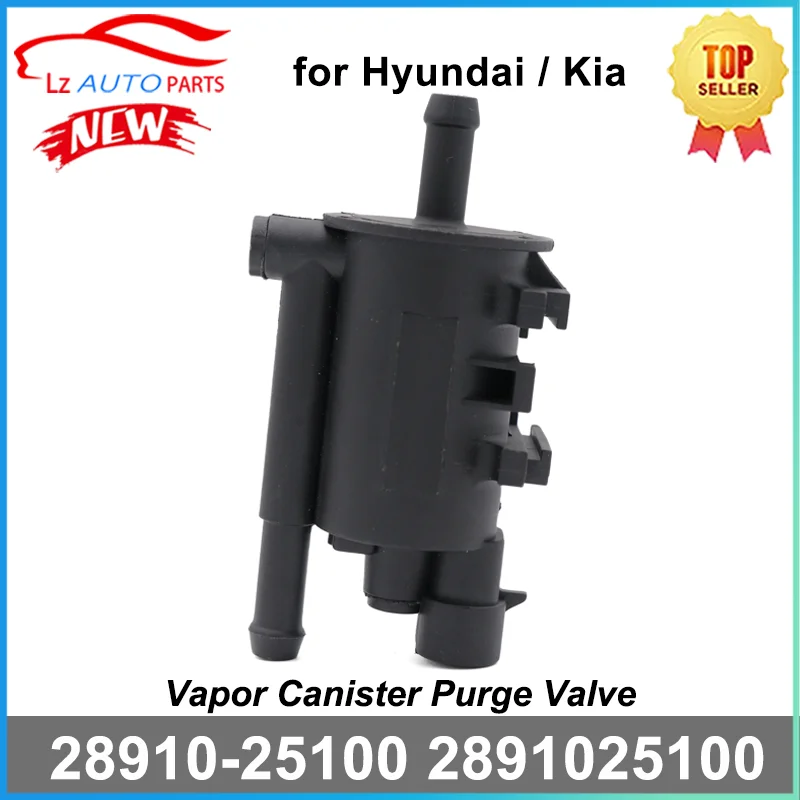 Válvula de Control de purga de recipiente de Vapor 28910-25100 para Hyundai Santa Fe Sonata Tucson Kia Sorento Sportage 911-676 911676 2891025100