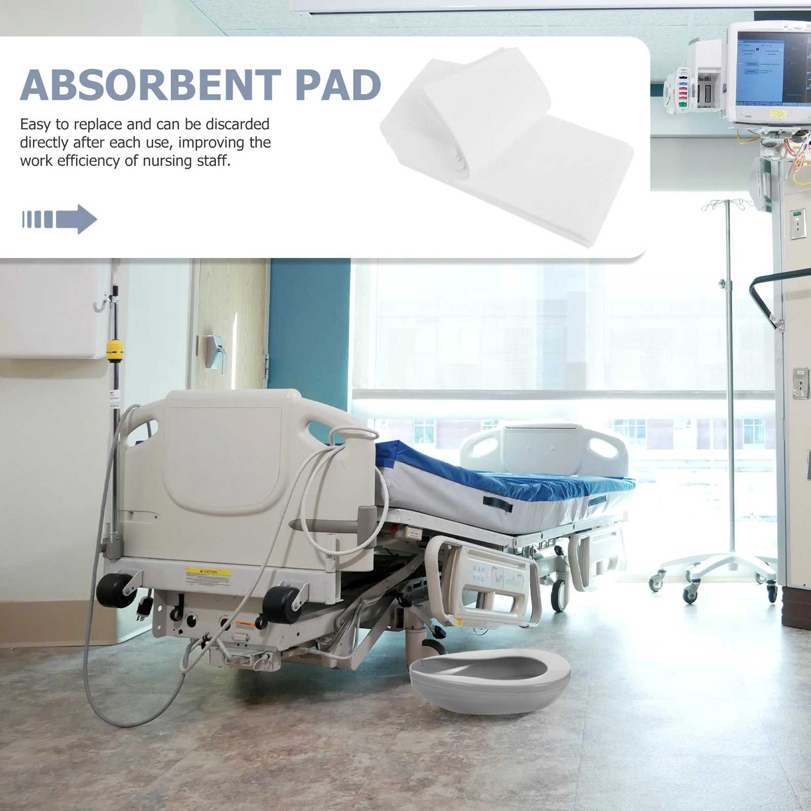 

30 шт. одноразовый впитывающий коврик для горшка, защитный коврик для комода, прикроватный коврик для комода, портативный аксессуар для туалета для взрослых