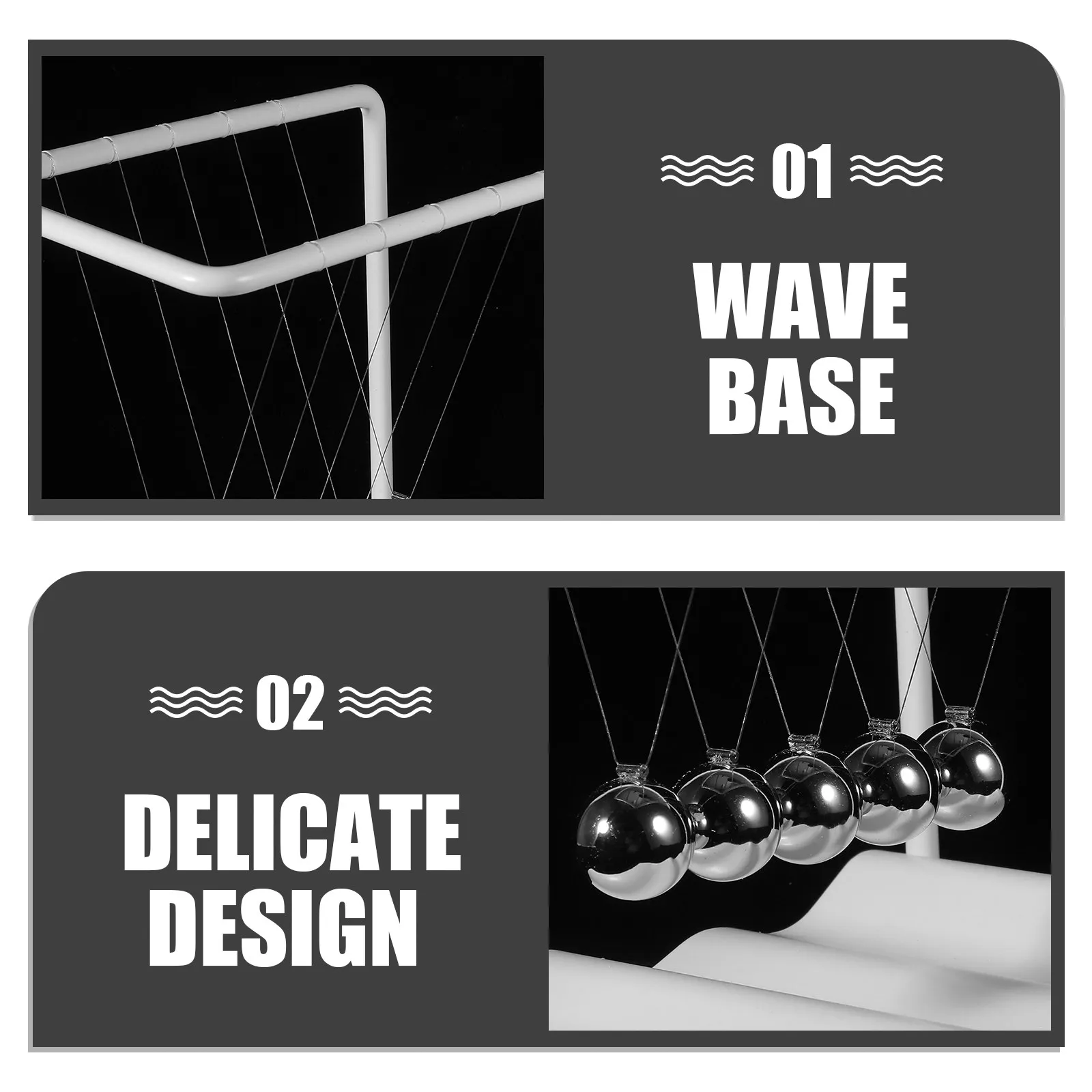 

Металлический маятник-шар: настольное украшение для изучения физики, декор для дома, офиса, общежития, класса, снятия стресса