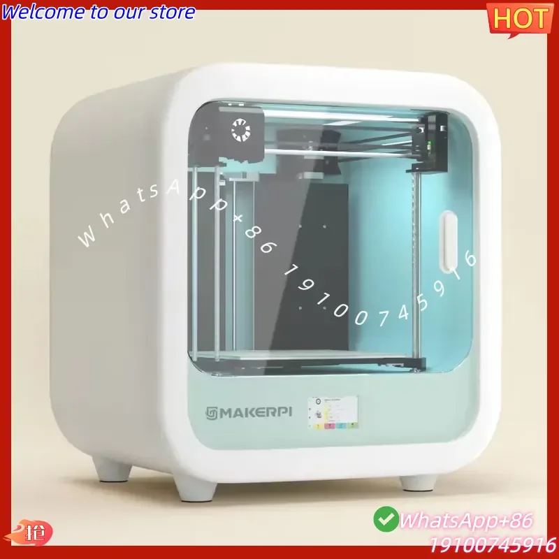 

2026Hot Makerpi K5 Plus 3D Printer TMC2208 Motor Drive No Noise WIFI Engraving Guided Leveling Aluminum Hot Bed