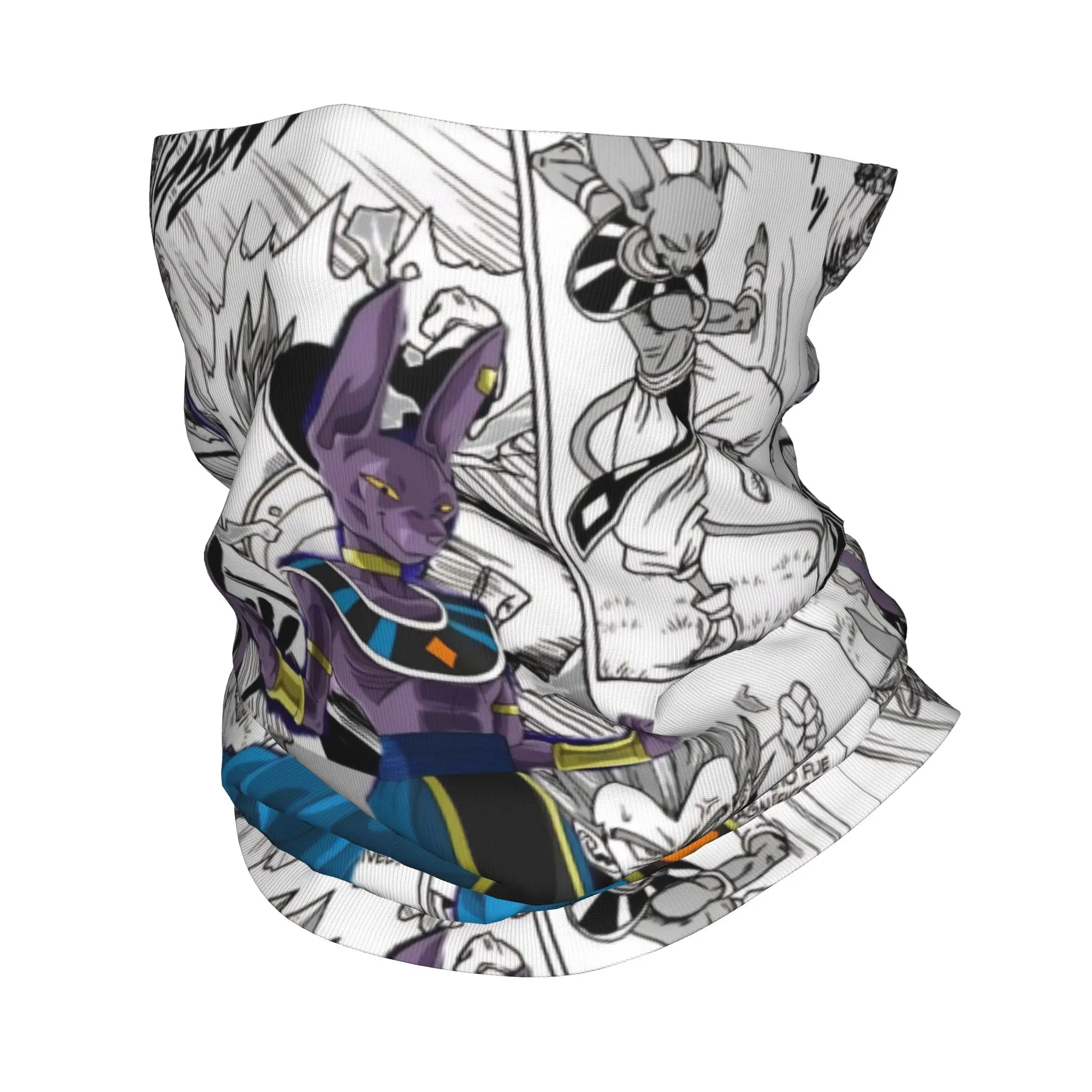

Dragon Ball Beerus God Of Destruction Bandana Neck Gaiter Printed Mask Scarf Multi-use Cycling Scarf Unisex Adult All Season