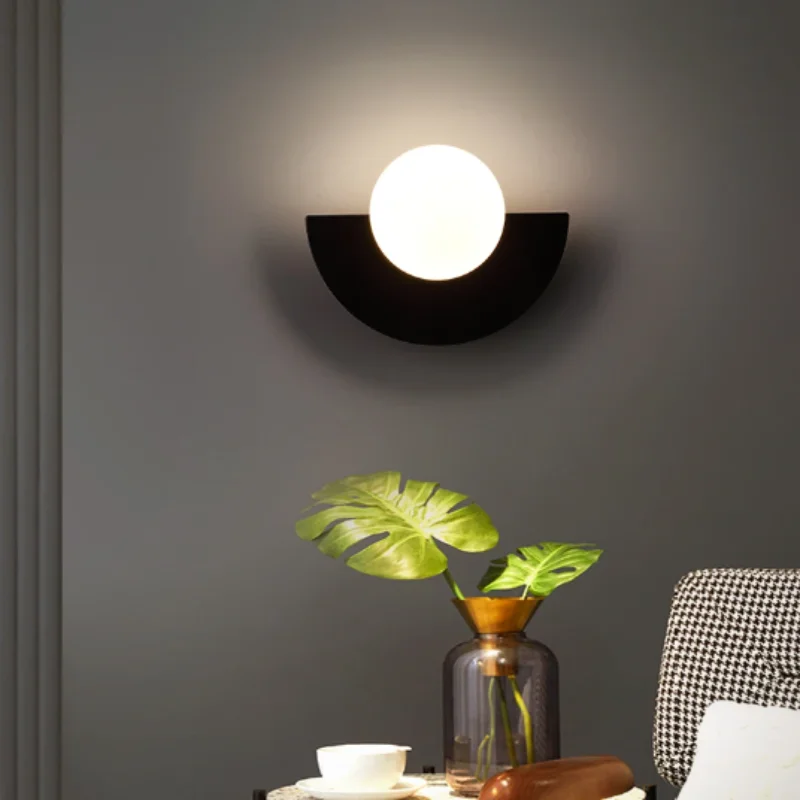 Imagem -06 - Modern Nordic Macarone Wall Lamps para Sala de Estar Decoração Simples Iluminação Led Quarto Interior Luzes de Parede de Cabeceira Lâmpada g9