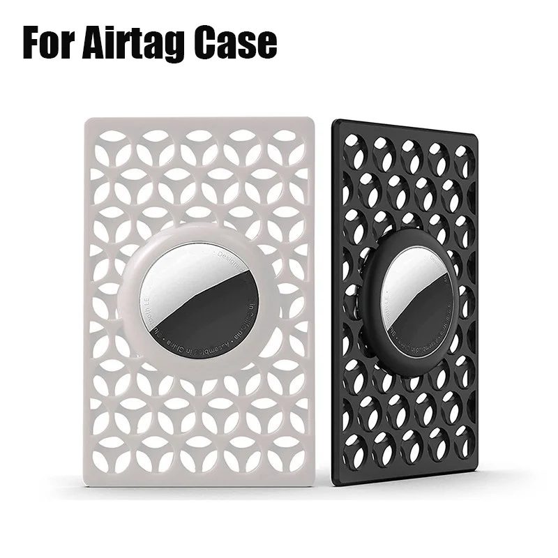 For Apple Airtag Wallet Case Ultra Slim Credit Card Size for Air tag Holder Anti-lost Tracker for Wallet Purse Handbag Backpack