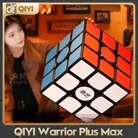 [CubeFun]QiYi Warrior Plus Max Box 18cm Magnetic Super Big 3x3x3 Cube Magic Puzzle 3x3 Cubo Magico Professional Educational Toy