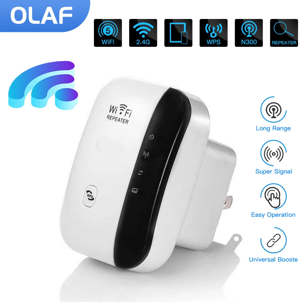 

OLAF WiFi Router WIFI Signal Boosters Network 300Mbps Wireless WiFi Repeater WiFi Extender Amplifier