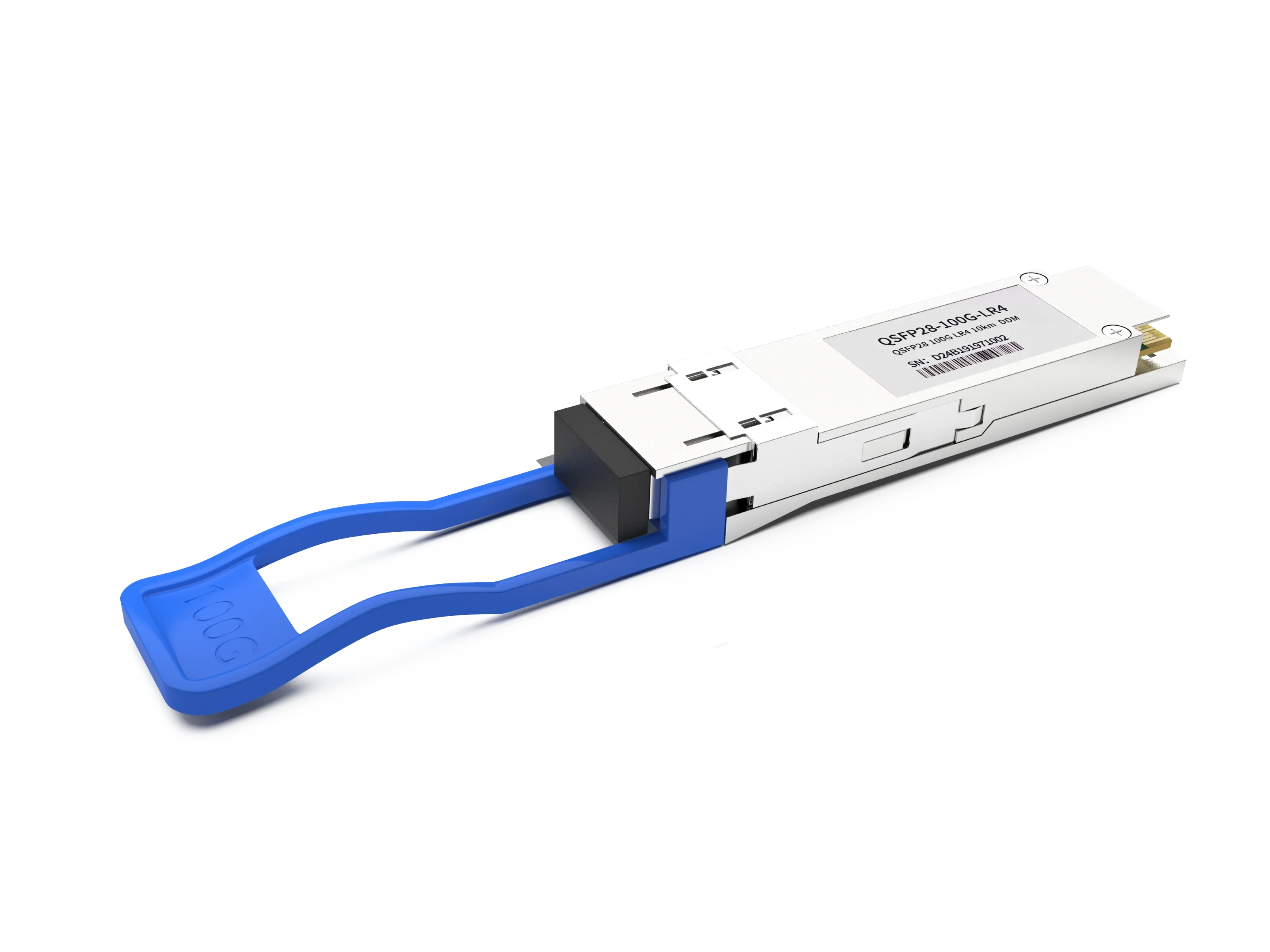 FIBERWDM 100G LR4 10km 100g Qsfp28 GBIC Duplex LC Transceivers Fiber Optic Module for Cisco Huawei Mellanox for Ethernet Switch