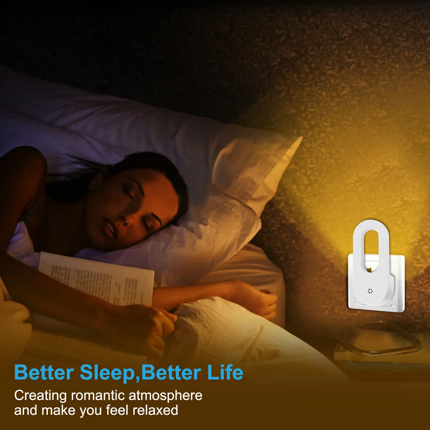LED Nachtlicht EU/Us-stecker Steckdose Mit Dämmerung Sensor Warm Weiß Lampe Energiesparende Für Kinderzimmer schlafzimmer Nacht Lampe – Detail 1