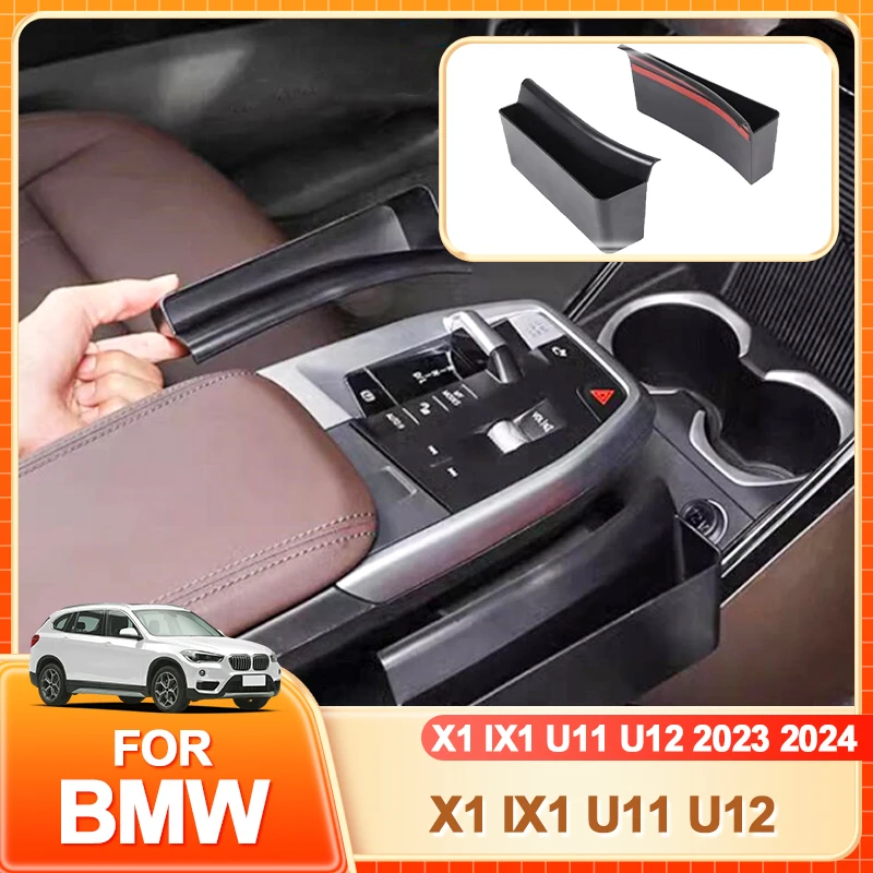 porte-lunettes-chaud-pour-bmw-x1-ix1-u10-u11-2023-2024-abs-noir-console-centrale-de-voiture-boite-de-rangement-suspendue-laterale-rangement-de-fentes-de-siege