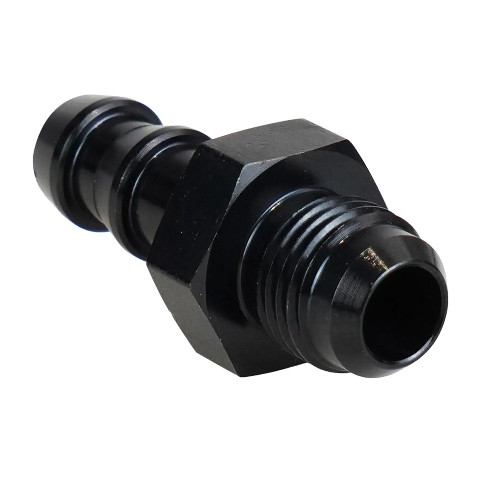 6AN to 3/8 Hose Barb Adapter Parts Metal Replacement Rustproof Accessories Sturdy 6AN to 3/8in Push on Barb Pipe Connector