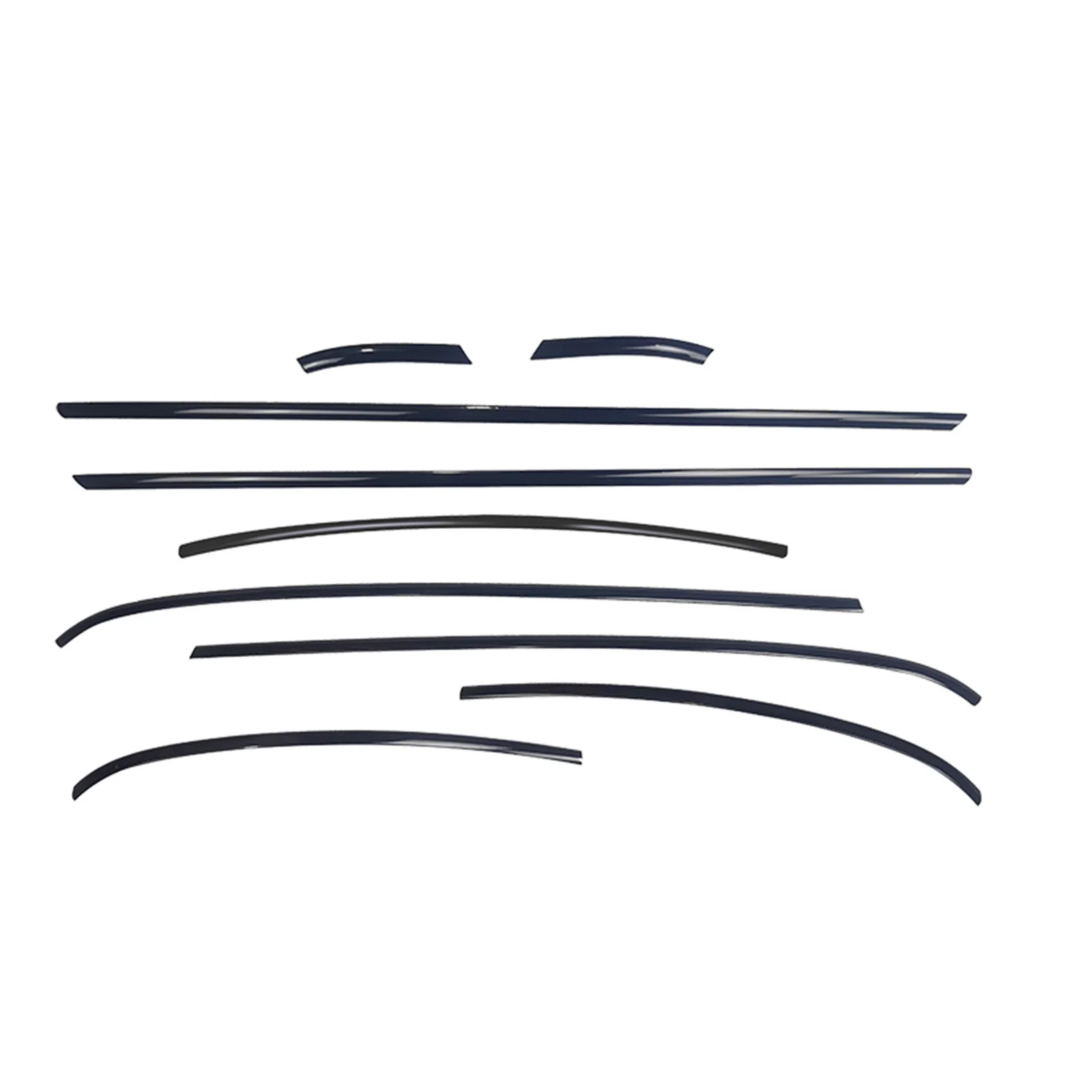 Exterior Window Molding Trim For Mini Cooper R56 2 Door 07-13 Black Door Frame Styling Weatherstrip Seal Decoration Strip Cover