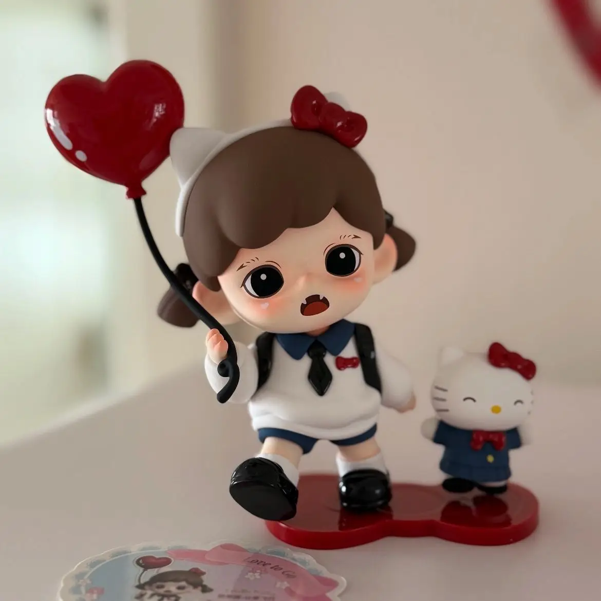 Offre spéciale mignon monstre Macaron série boîte aveugle en peluche jouet porte-clés vinyle pendentif poupée mystérieux aveugle sac cadeau 1:1