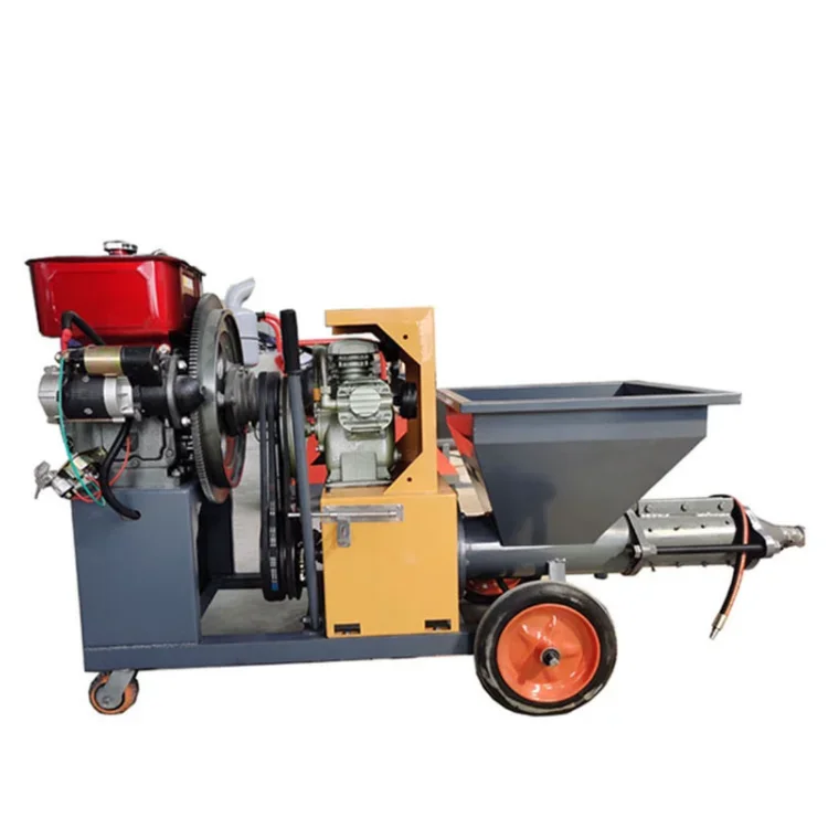 factory supply cement mortar spraying machines / shotcrete sprayer / mortar sprayer with low price