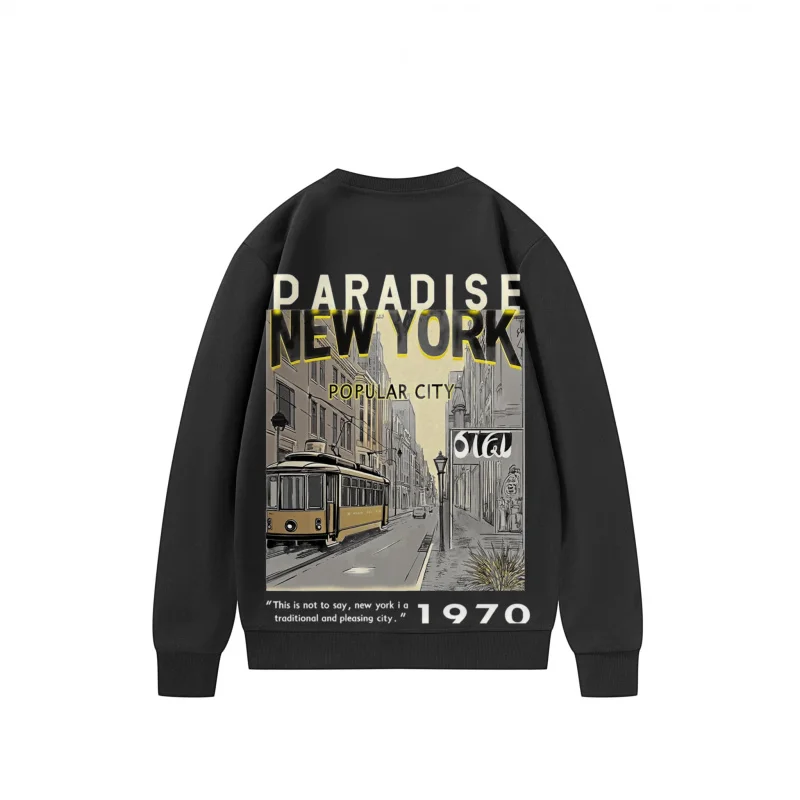 تي شيرت رجالي Paradise New York City Scene Halloween في عام 2025، قميص مطبوع رائع ومريح