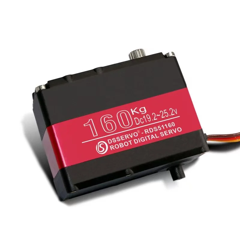 RDS51160 Zweiachsiger digitaler Servo mit hohem Drehmoment wird für Robotermanipulatoren und Funktionen mit hoher Präzision verwendet.