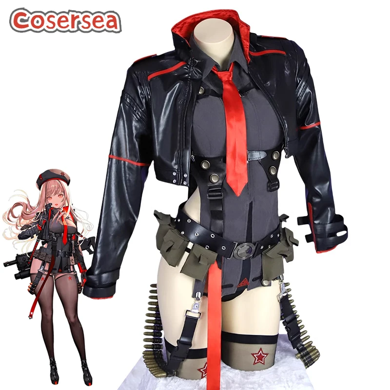 

Cosersea Rapi Cosplay Costume Nikke The Goddess Of Victory Rapi Sexy Women Uniform Halloween Role Play Party Outfit Fullset Suit