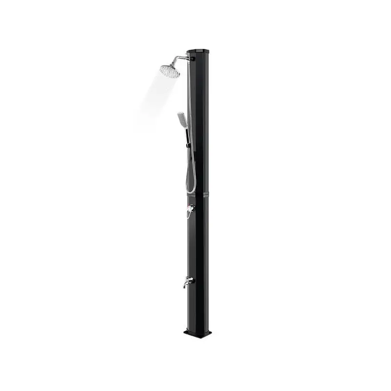7.2 Feet 9.3 Gallon Solar Heated Shower with Hand and Foot Tap