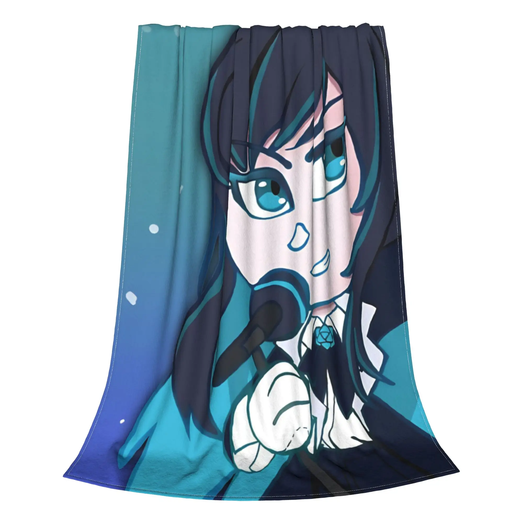 1PC Moody Cyberpunk Art Ado Home Room Decorations Winter Blankets For Adults Bedding Home Interior Sofa Knee