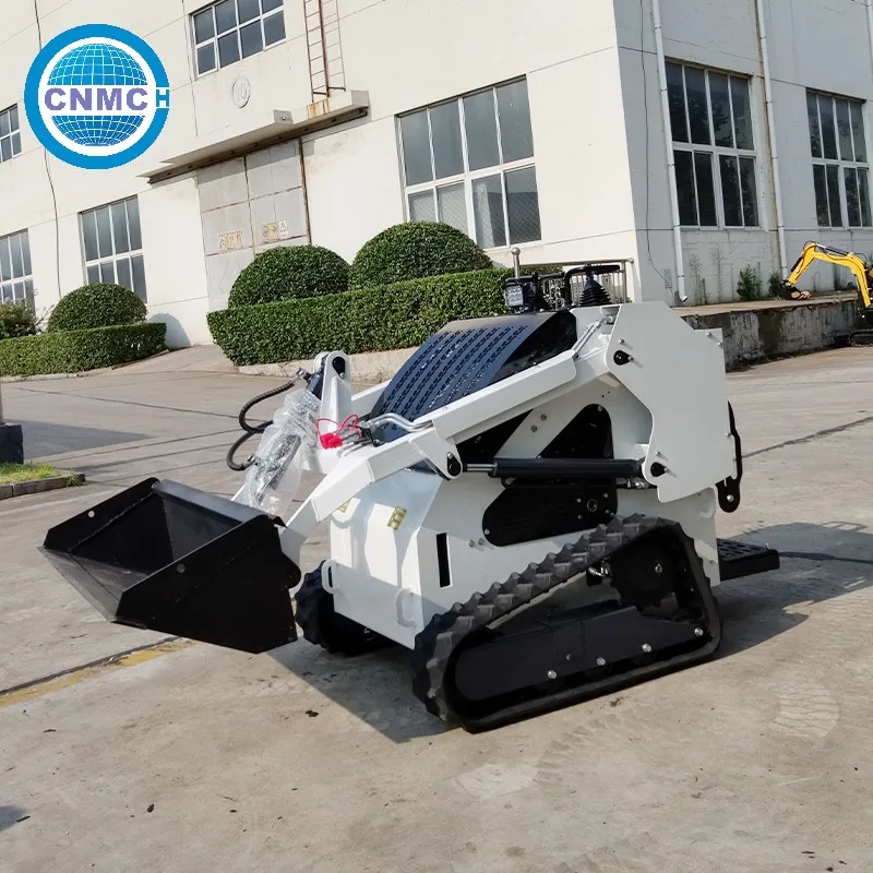 

CNMC Crawler Skid Steer Loader Compact Stand-on Mini Skid Steer Loader CE EPA Certified Customized Skid Steer for Farm