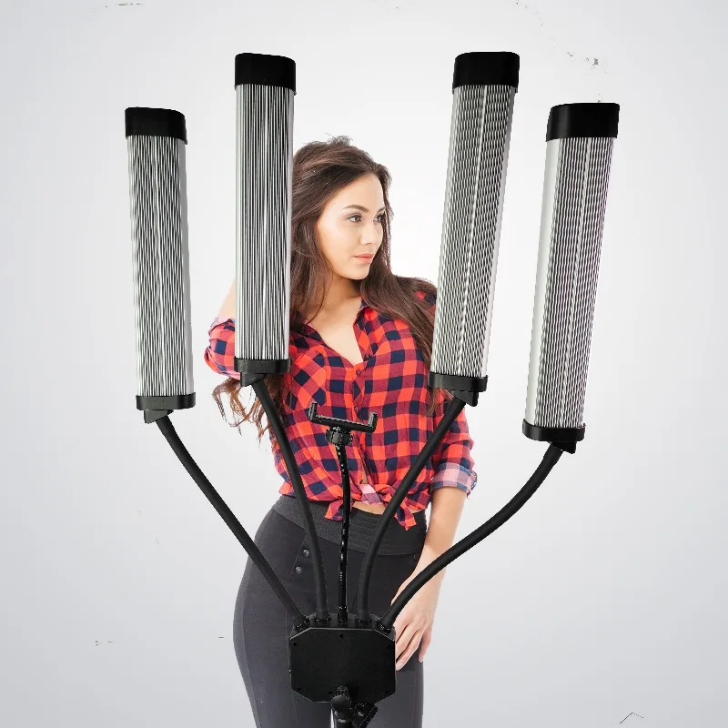 18inch 80W Portable Led Video Lamp 180 Degree Ring Light Lash Lamp