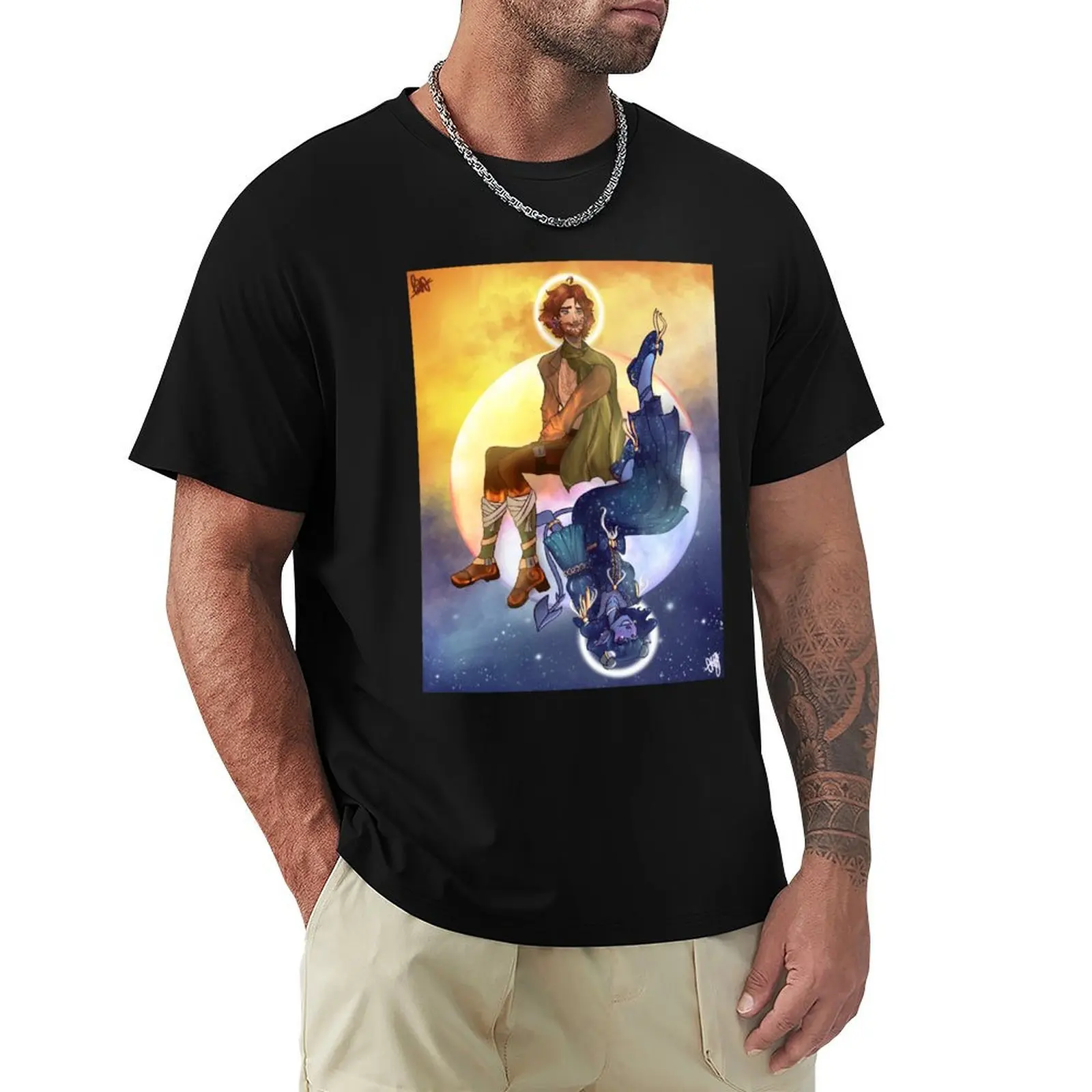 

Caleb and Jester Sun and Moon T-Shirt rapper graphic tees valentines clothes men clothes