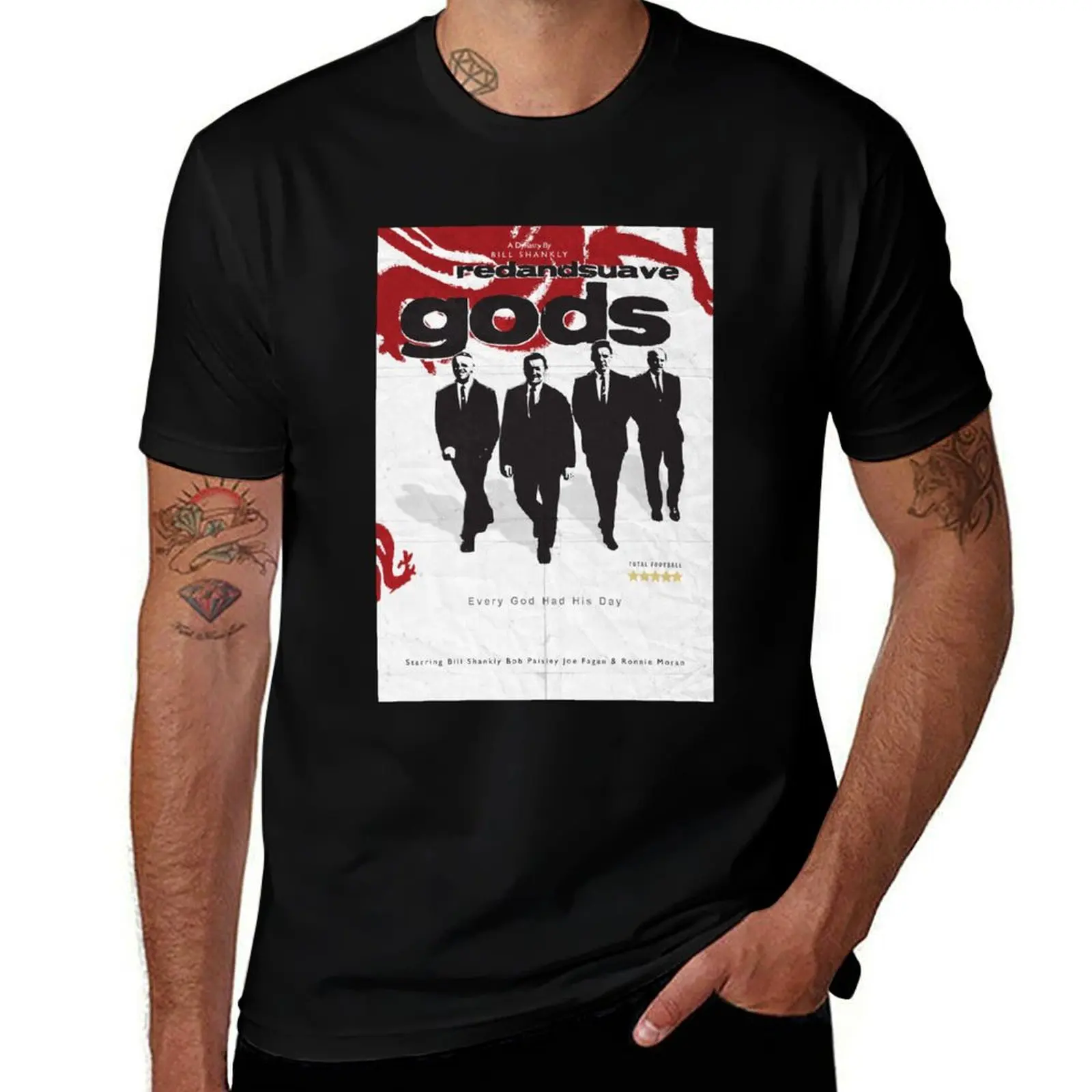 Red and Suave Gods- Bill Shankly, Bob Paisley, Joe Fagan & Ronnie Moran T-Shirt Plus Size Basic Short Sleeve Top T-Shirt