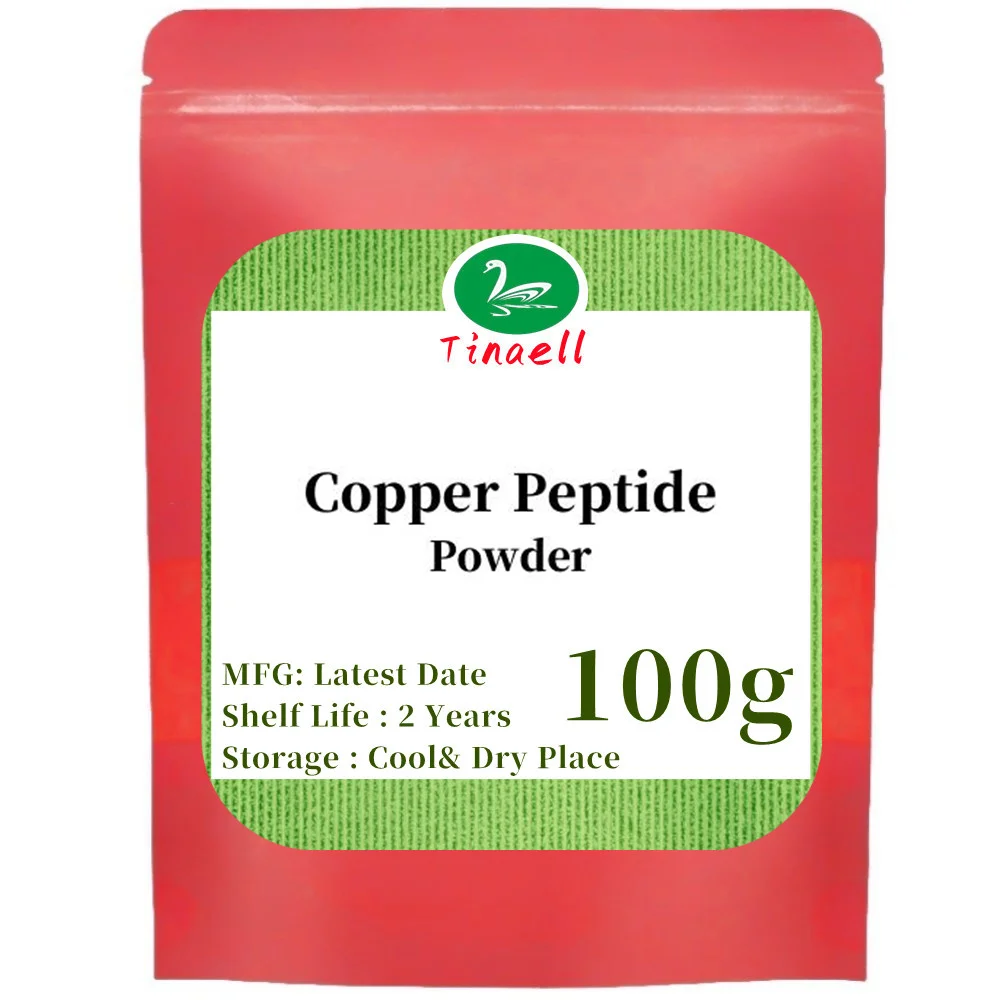 Factory Supply Blue Copper Peptide Powder Improve Skin GHK-Cu Glycyl-l-histidyl-l-lysine Cosmetic Raw Material