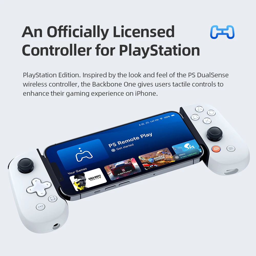 Xbox Sony PlayStation Backbone One Mobile Gaming Controller for iPhone