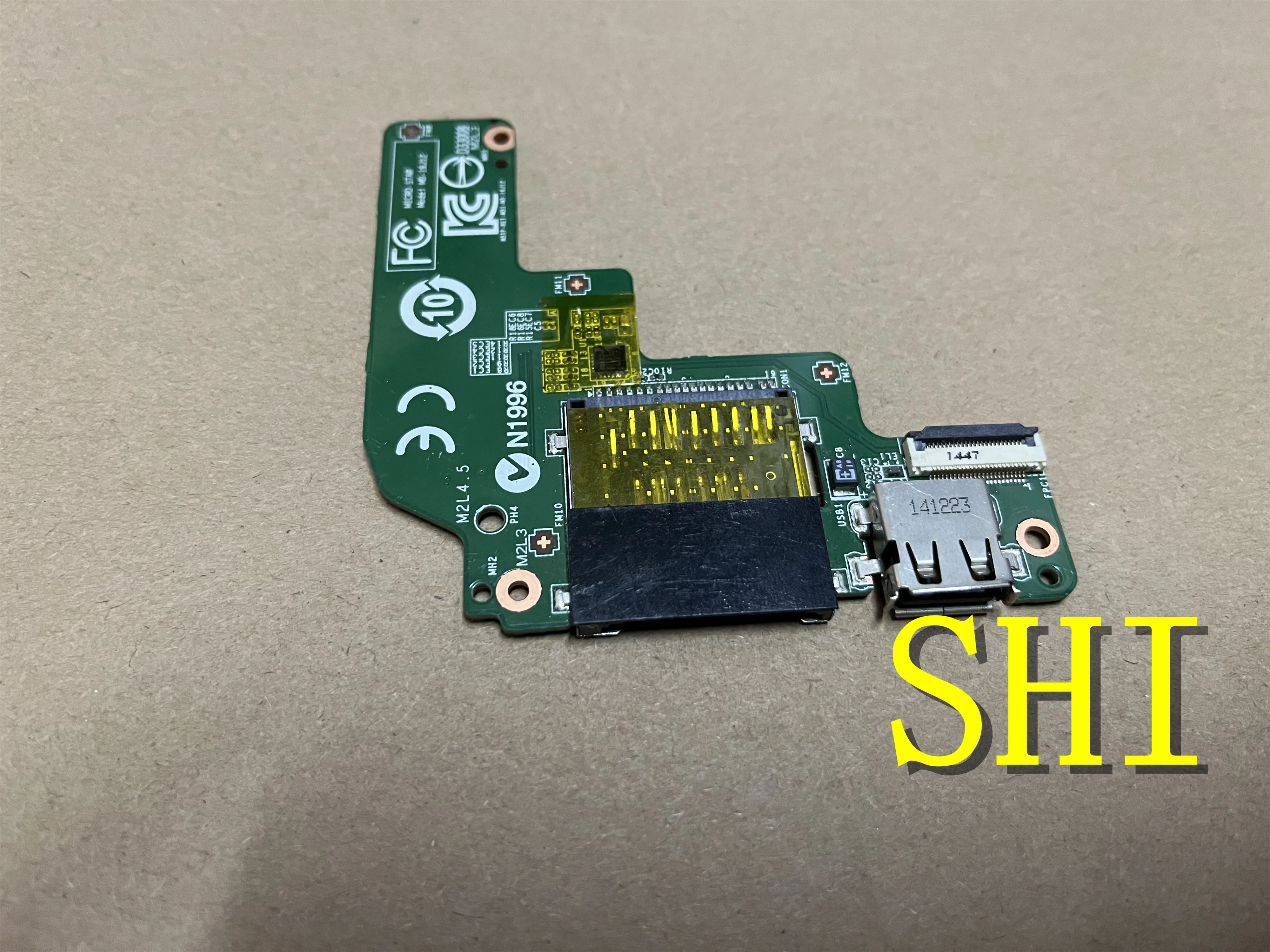 

MS-16J12 original FOR MSI GE72 GE72-003US Series Laptop USB Card Reader Media Button Board 100% tesed ok Free shipping