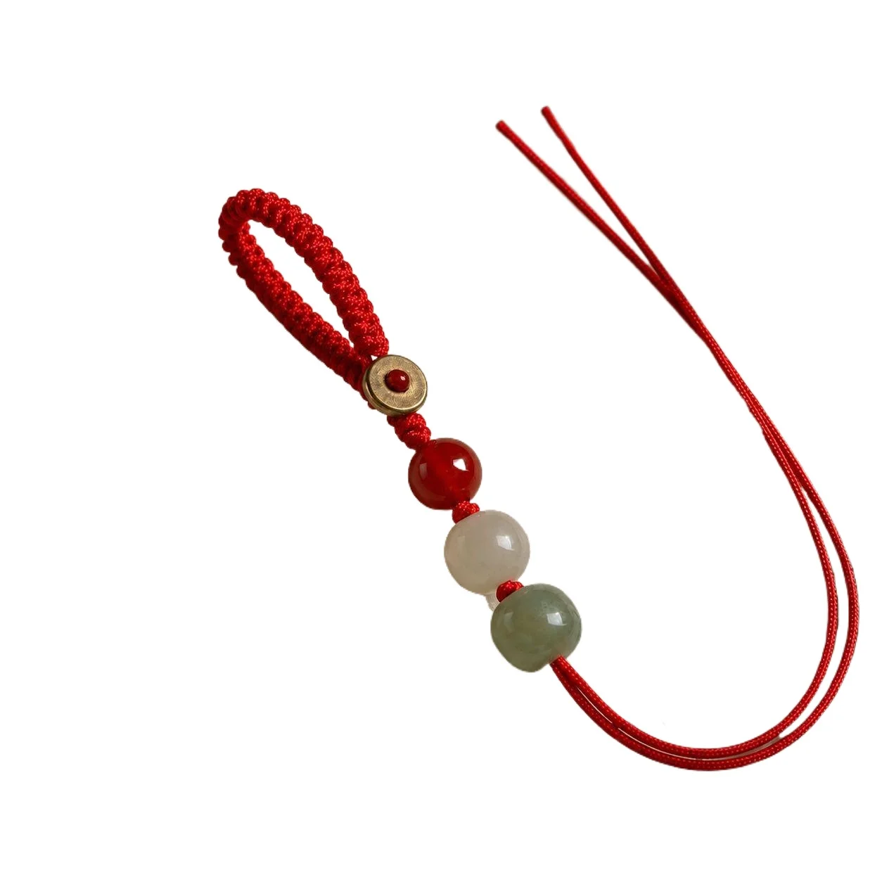 Handgefertigter Boho-Stein-Schlüsselanhänger im Vintage-Stil, Taschenband für Autoschlüssel, Handyband, Schlüsselanhänger, DIY-Anhänger – Detail 7