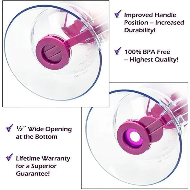 900ML Cupcake Pancake Cake Cream Cake Mix Dispenser Jug Baking Essentials Maker Cooking Tools Funnel Speratator Measuring Cup