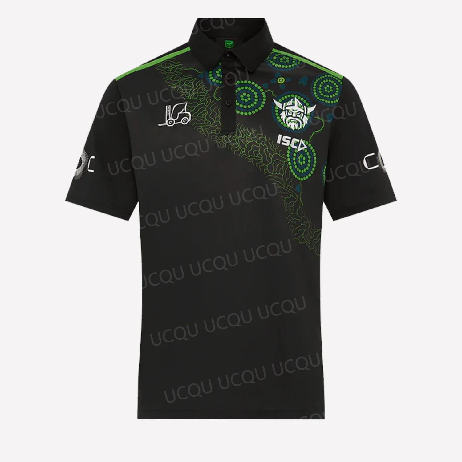 

Canberra Raiders 2025 Men Indigenous Polo Shirt Australia Rugby Polo Casual Sportswear Fan Gift Supporter Outfit New Season Top