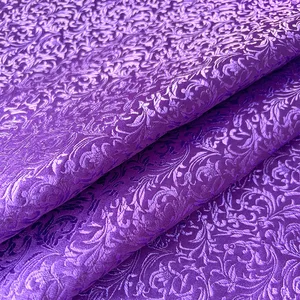 Damascus Silk Satin Brocado Jacquard Fabric, DIY Cheongsam Custom, rèm bọc, may vá, lúa mì hoa mặc định, 75x50cm 12 Brodery màn hình bán hàng chính - №12